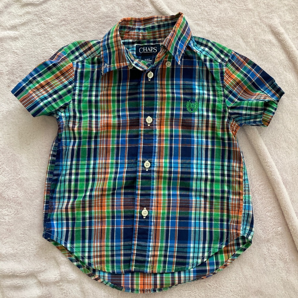 Chaps Toddler boy button down shirt 2T